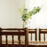Dining chair and floral arrangement, JOSIRE Residence